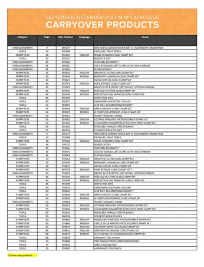 Sept-Dec Mini Catalogue 2023 Carryover List (PDF)